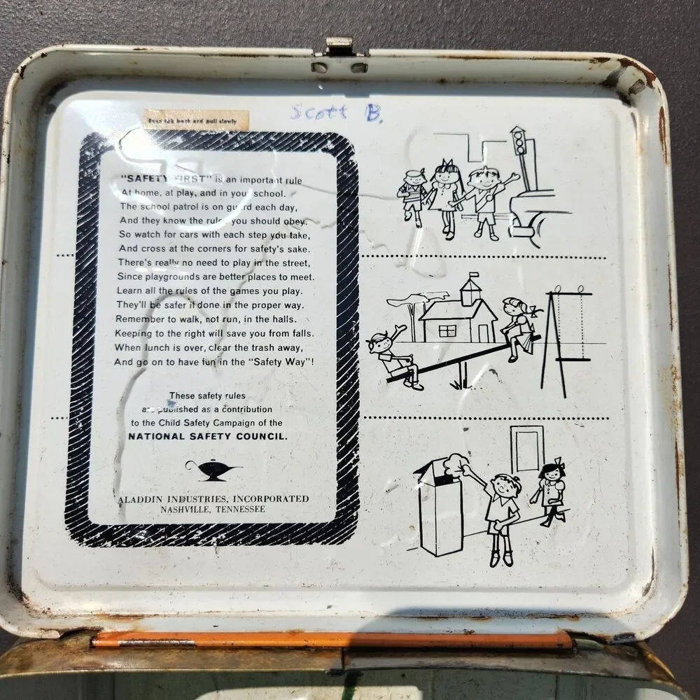 Vintage 1974 Sigmund & The Sea Monsters Lunchbox Aladdin Industries No Thermos